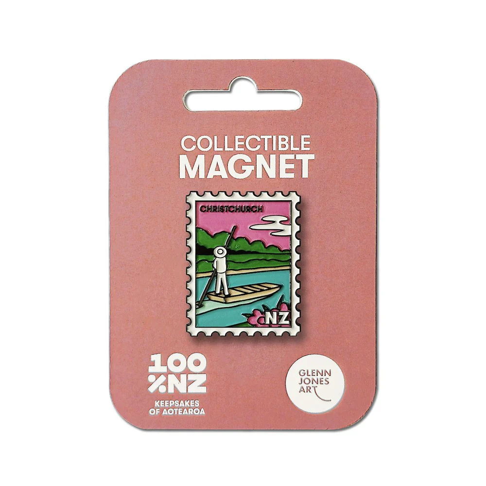 100% NZ Collectable Stamp Magnet Christchurch - Image 2