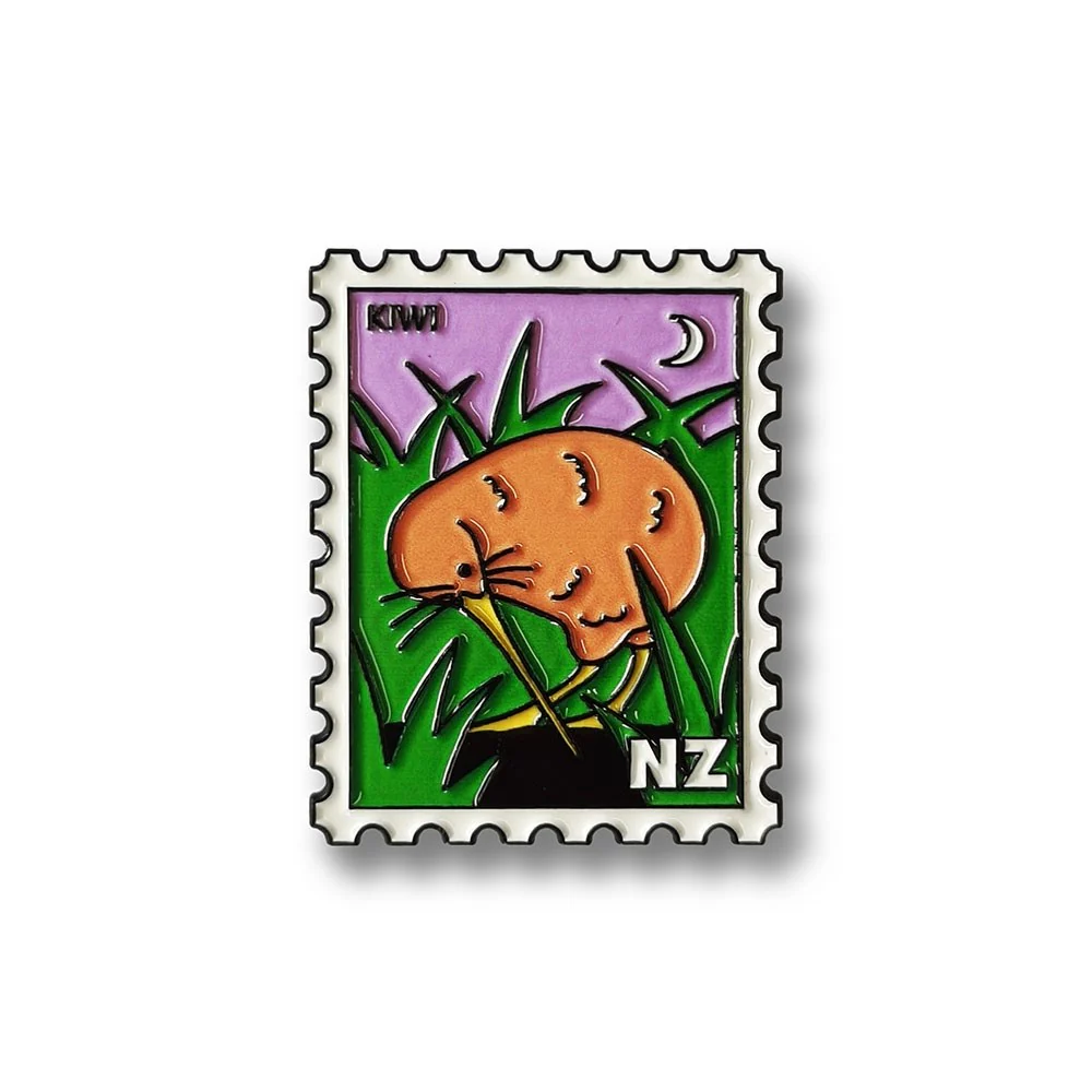 100% NZ Collectable Stamp Magnet Kiwi