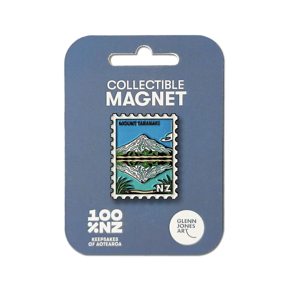 100% NZ Collectable Stamp Magnet Mount Taranaki - Image 2