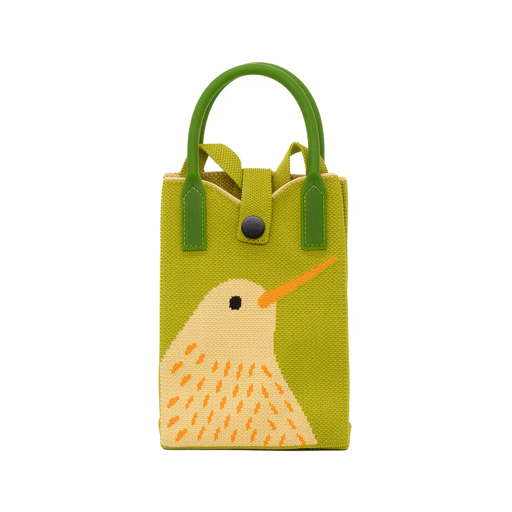 100% NZ Mini Cross Body Bag Kiwi Green