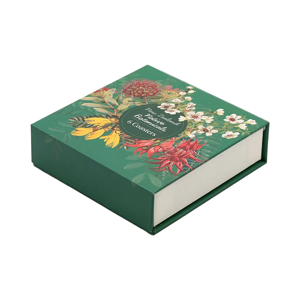 100% NZ Native Botanicals of NZ Set of 6 Coasters