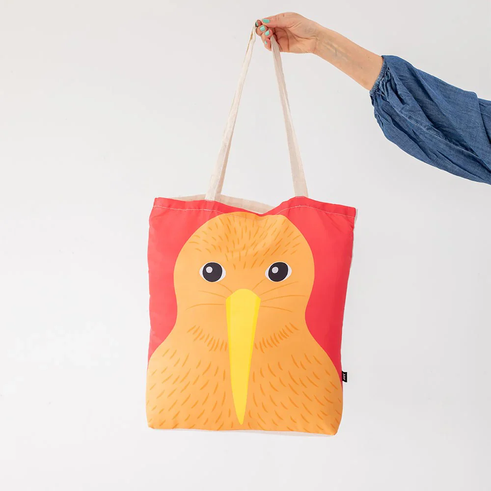 100% NZ Shopping Bag Bright Kiwi - Image 2