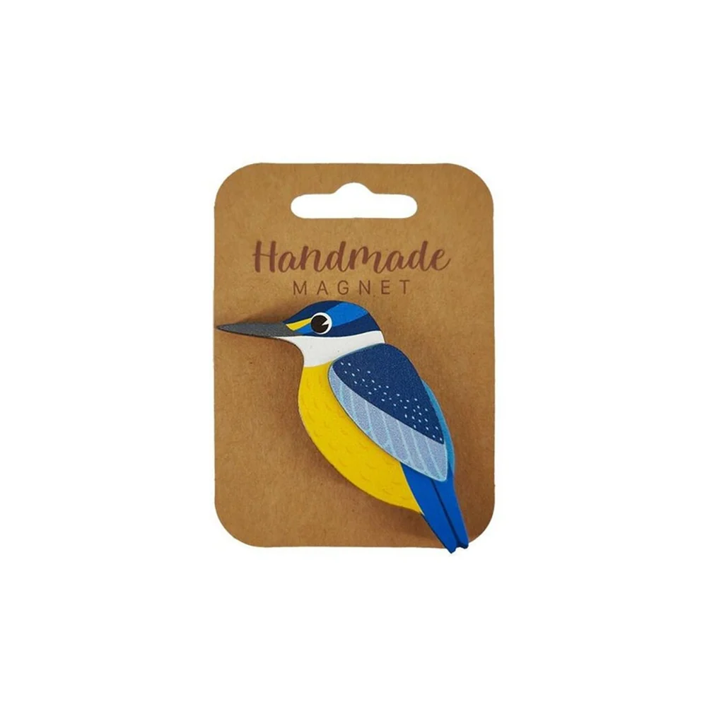 100% NZ Wooden Magnet Kōtare