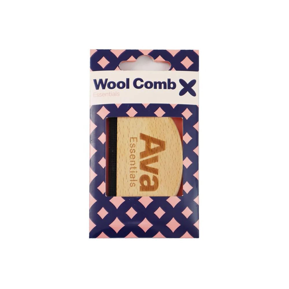Ava Wooden Wool Comb - Image 2