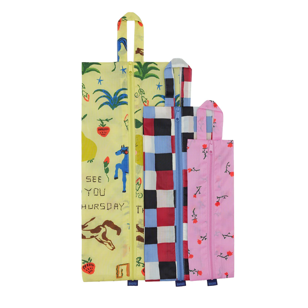 Baggu 3D Zip Pouch Painted - Image 2