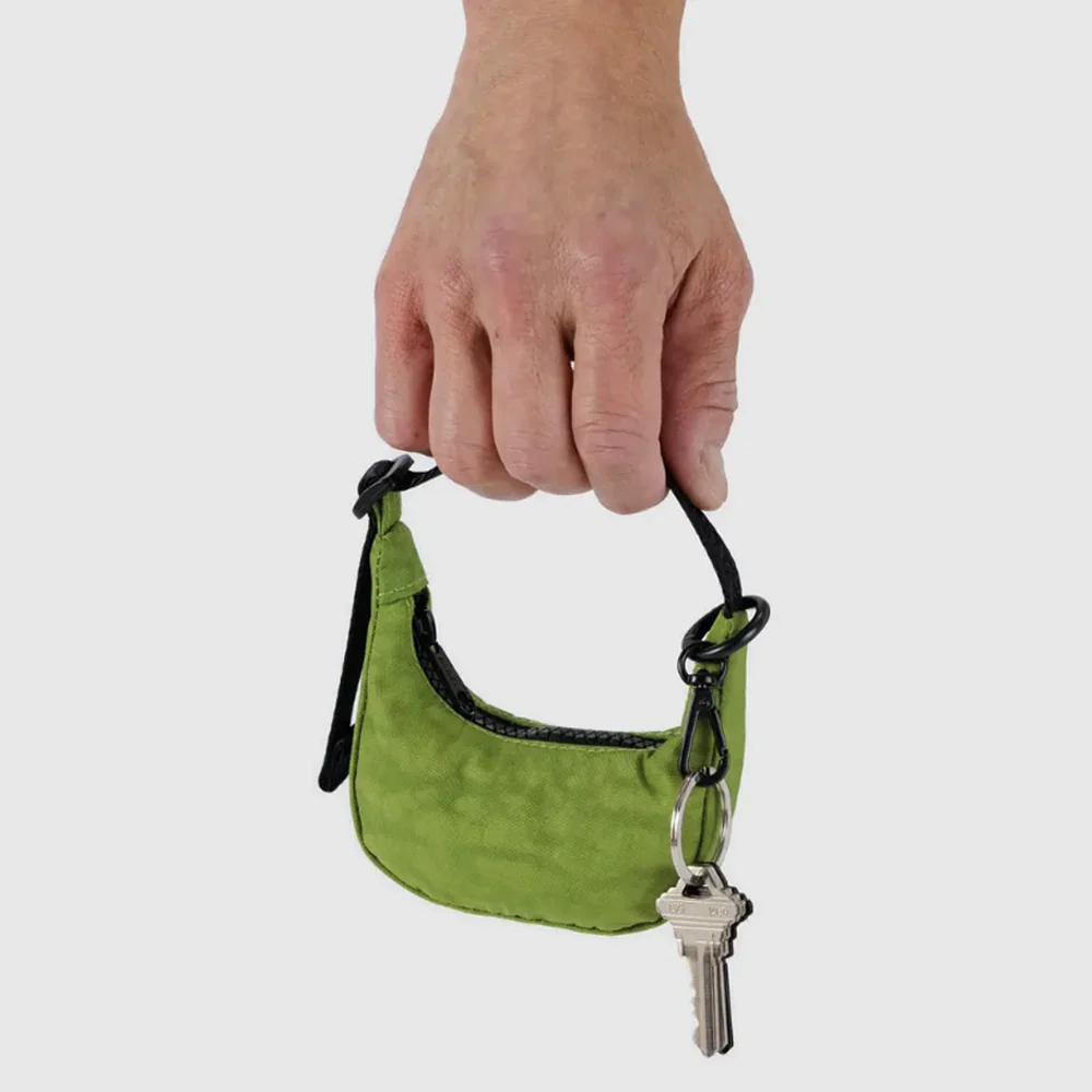 Baggu Crescent Bag Charm Green Juice - Image 3
