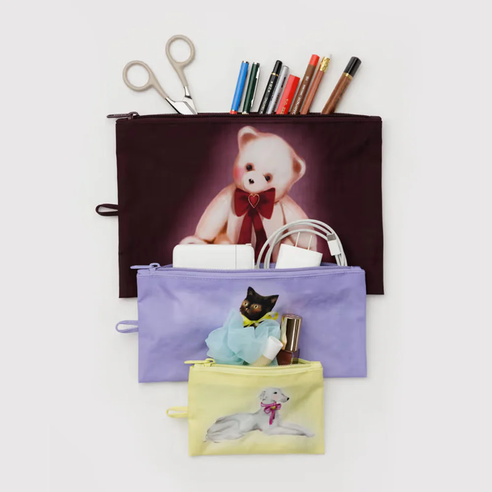 Baggu Flat Pouch Fancy Animals - Image 2