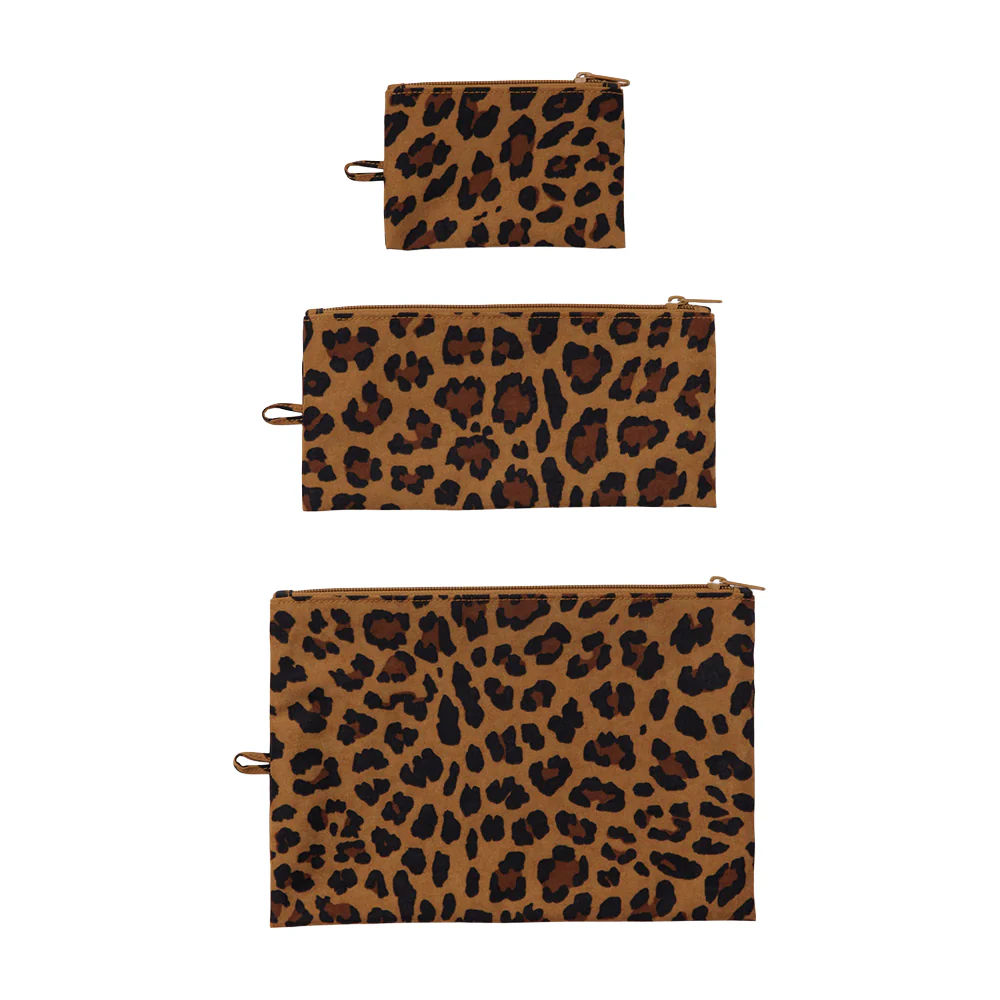 Baggu Flat Pouch  Leopard