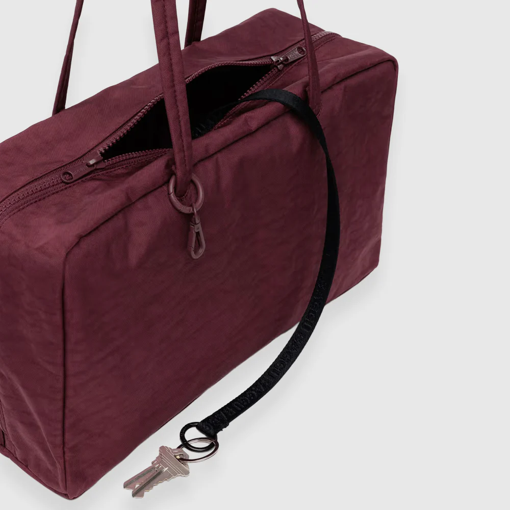 Baggu Medium Nylon Bowler Bag Mahogany - Image 5