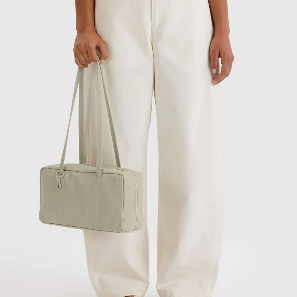 Baggu Nylon Bowler Bag Celadon - Image 2