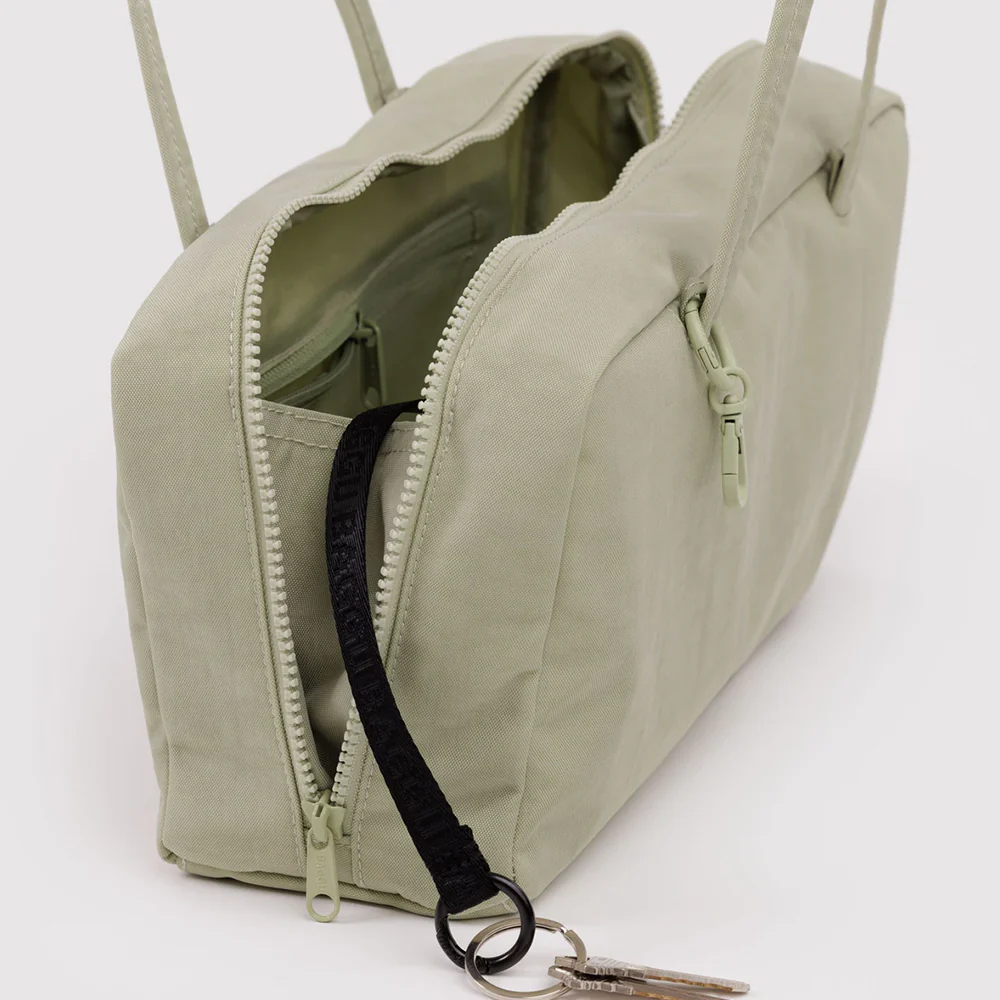 Baggu Nylon Bowler Bag Celadon - Image 3
