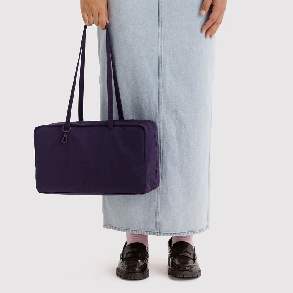 Baggu Nylon Bowler Bag Fig - Image 4