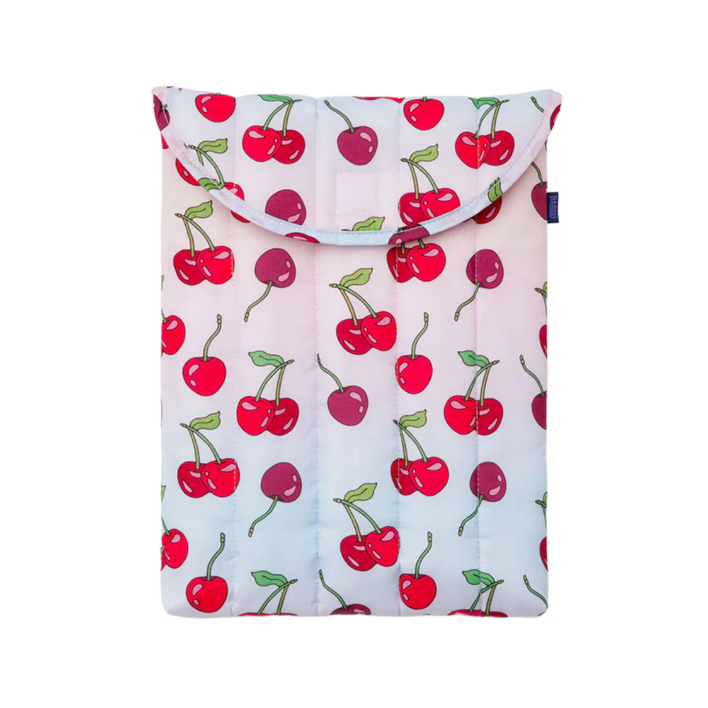 Baggu Puffy Laptop Sleeve 13/14 inch Cherrries