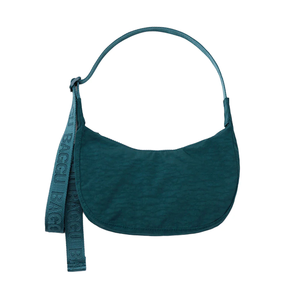 Baggu Small Nylon Crescent Bag Deep Sea