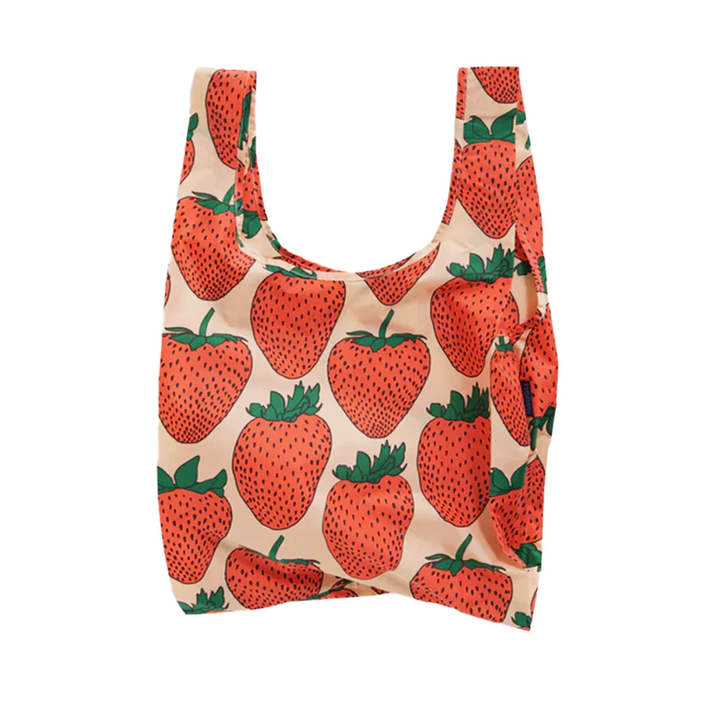 Baggu Standard Reusable Bag Strawberry
