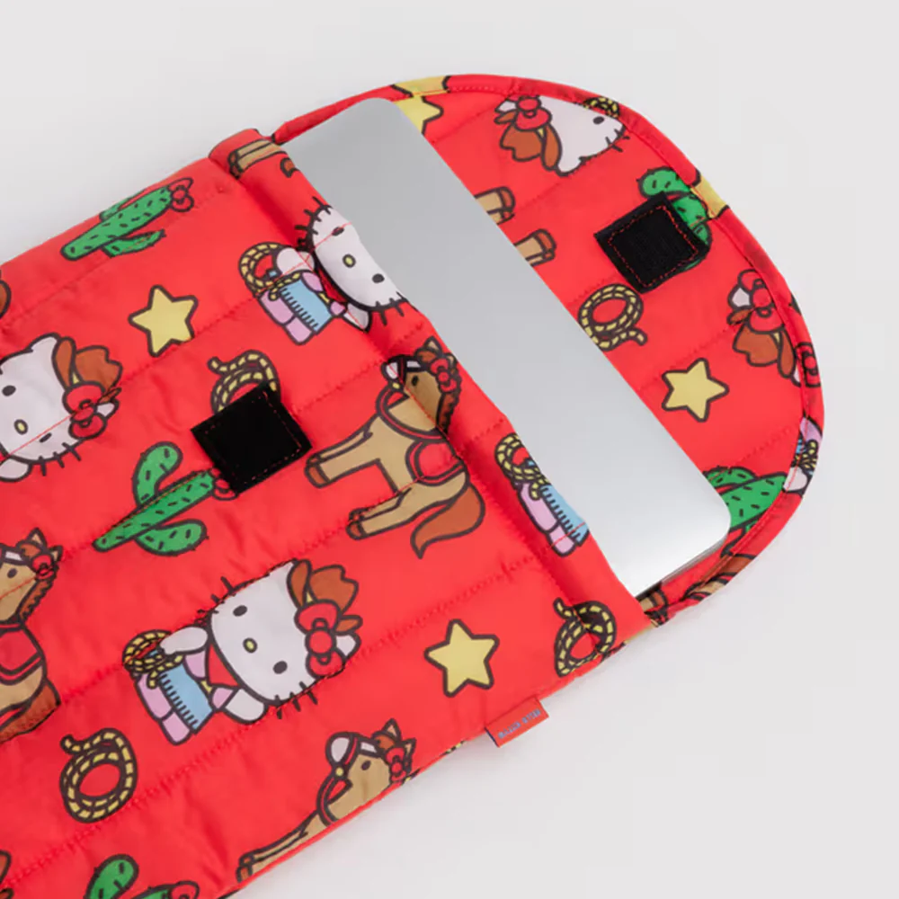 Baggu x Hello Ketty Puffy Laptop Sleeve 13/14 inch Hello Kitty Western - Image 2