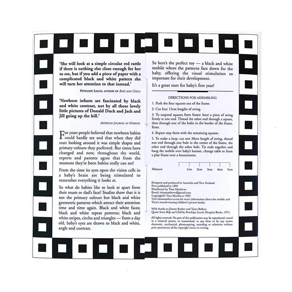 Black and White Baby Mobile - Image 3