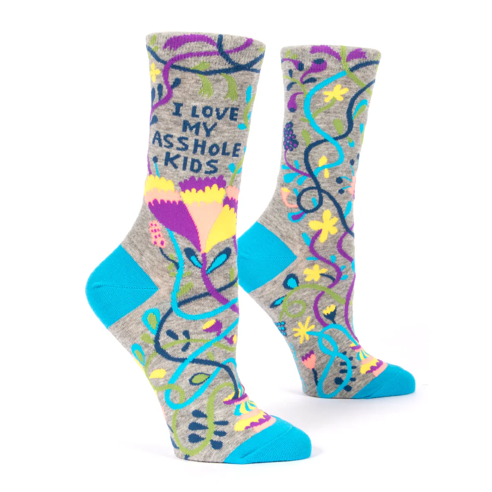 Blue Q Women's Socks Love My Assh*le Kids