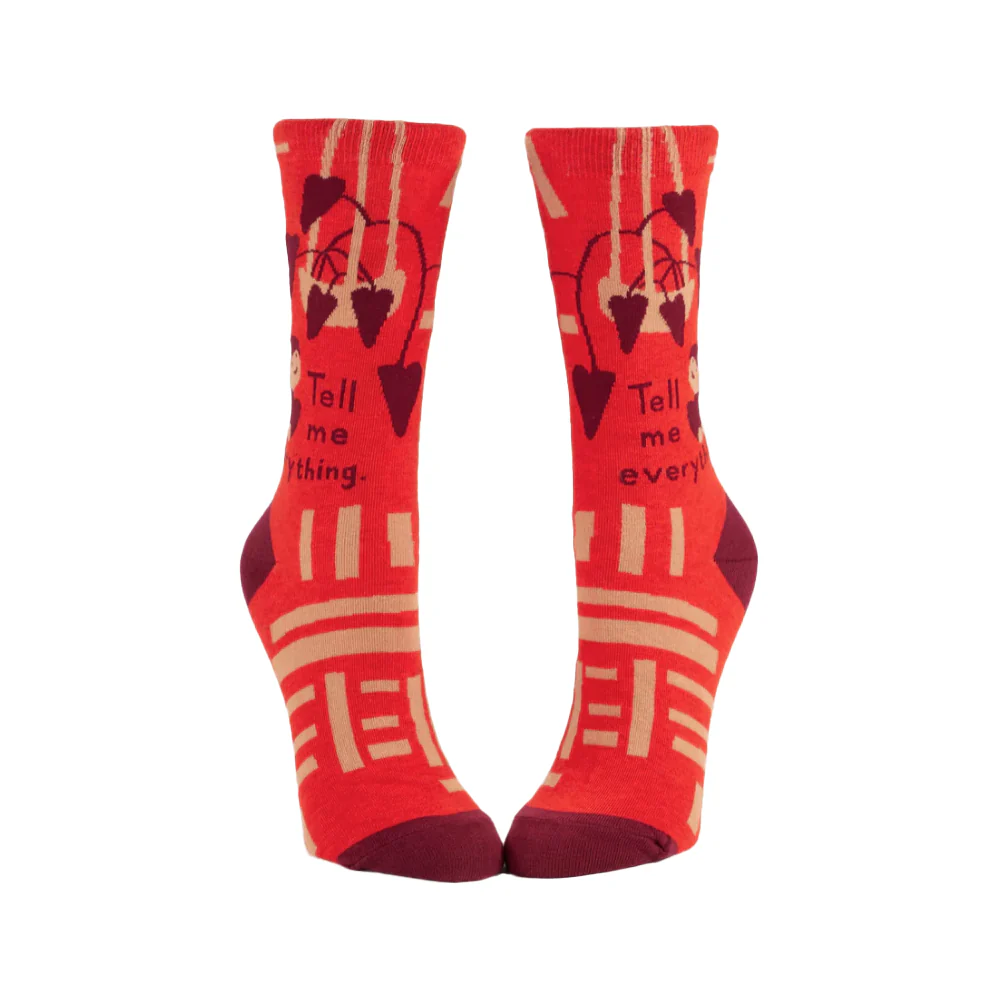 Blue Q Women's Socks Tell Me