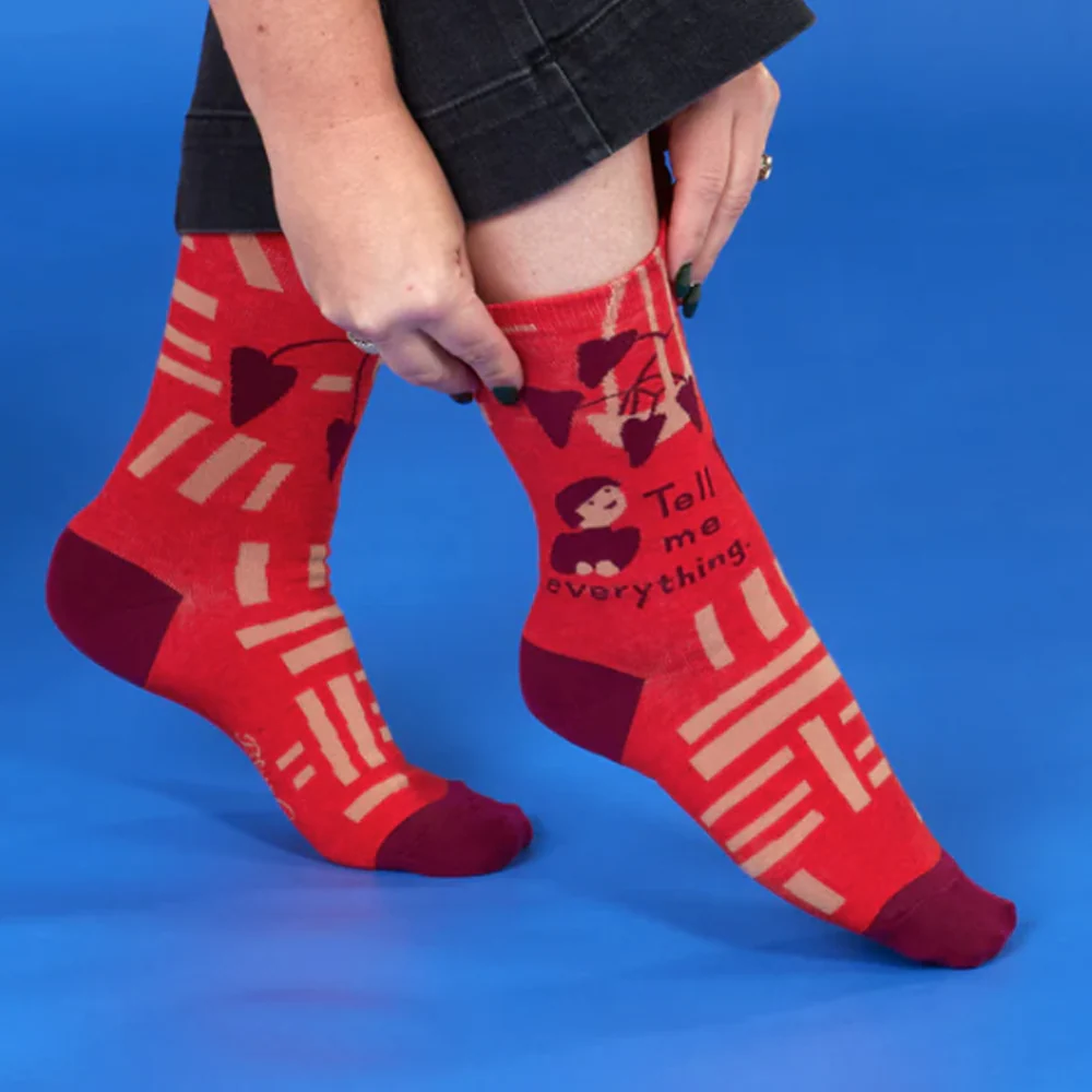 Blue Q Women's Socks Tell Me - Image 2
