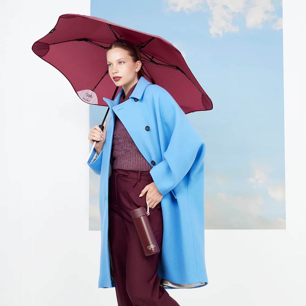 Blunt x Frank Frank Green Metro Umbrella & 20oz Bottle Plum Petal Duo Pack - Image 10