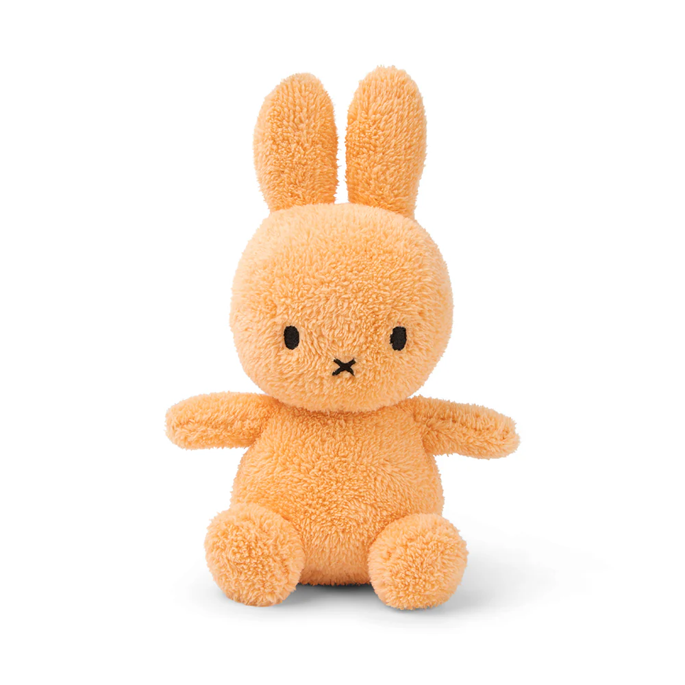 Bon Ton Toys x Miffy Soft Toy Sitting Terry Orange