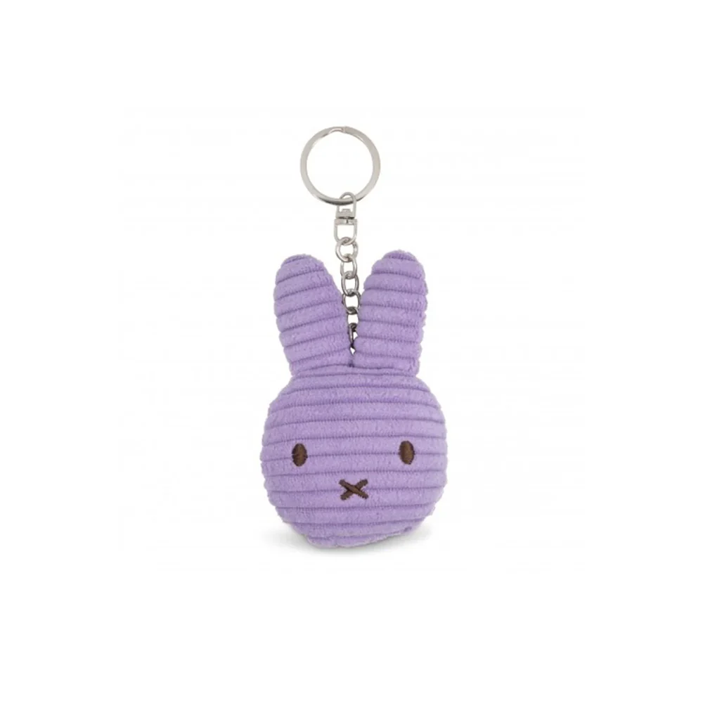Bon Ton Toys x Miffy Keychain Corduroy Face Lilac