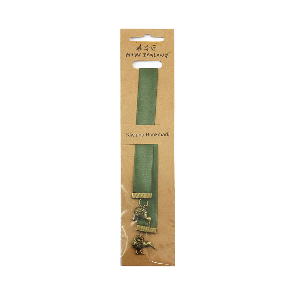 Bookmark Ribbon Charm Kiwi Assorted