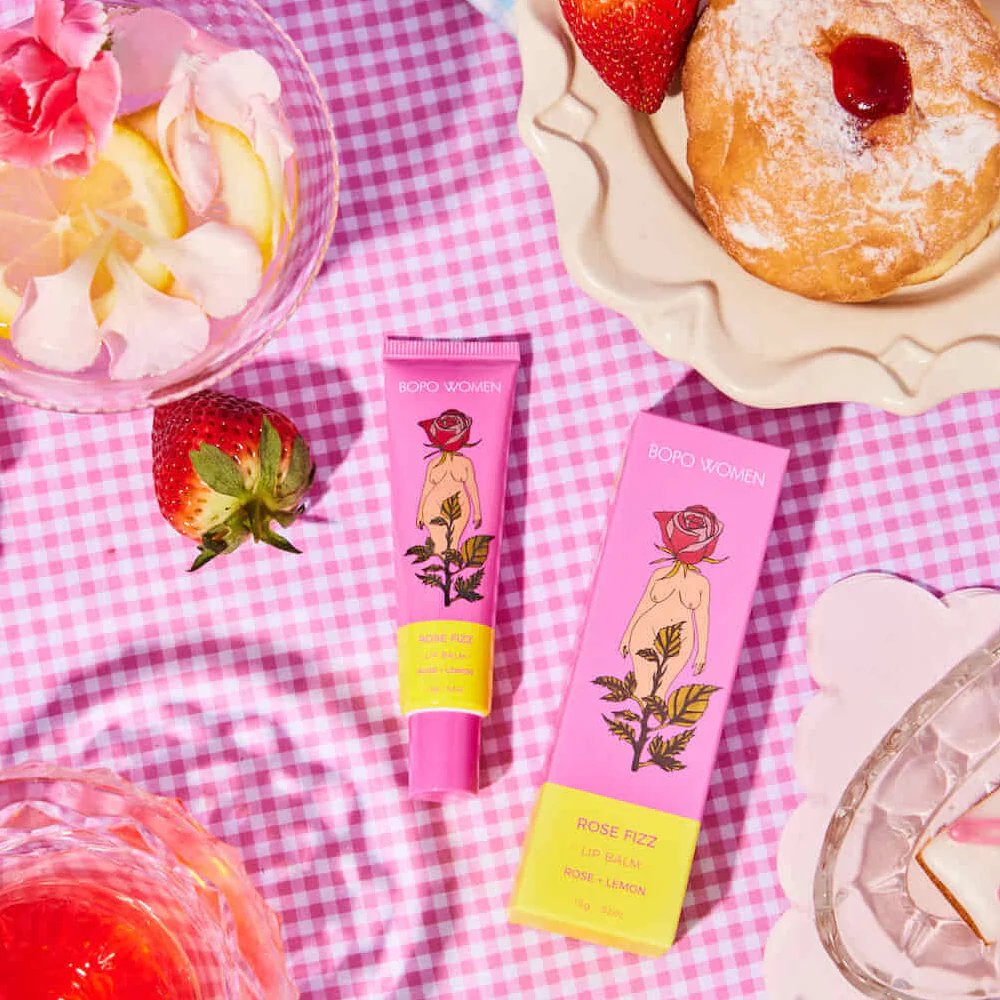 Bopo Women Lip Balm 15g Rose Fizz - Image 4