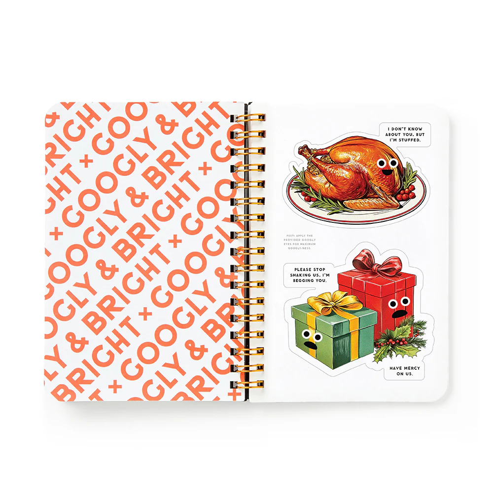 Brass Monkey Holiday Sticker Book Googly & Bright - Image 4