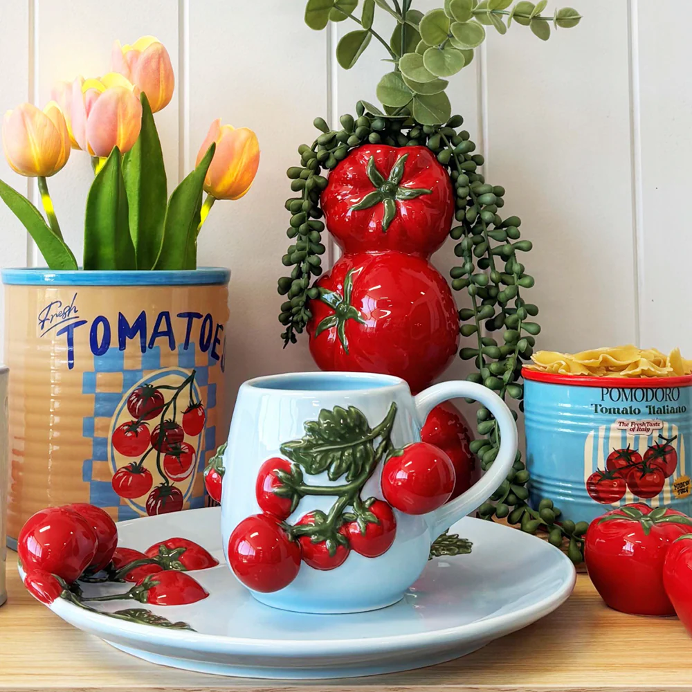 Ceramic Trio of Tomato Vase - Image 2