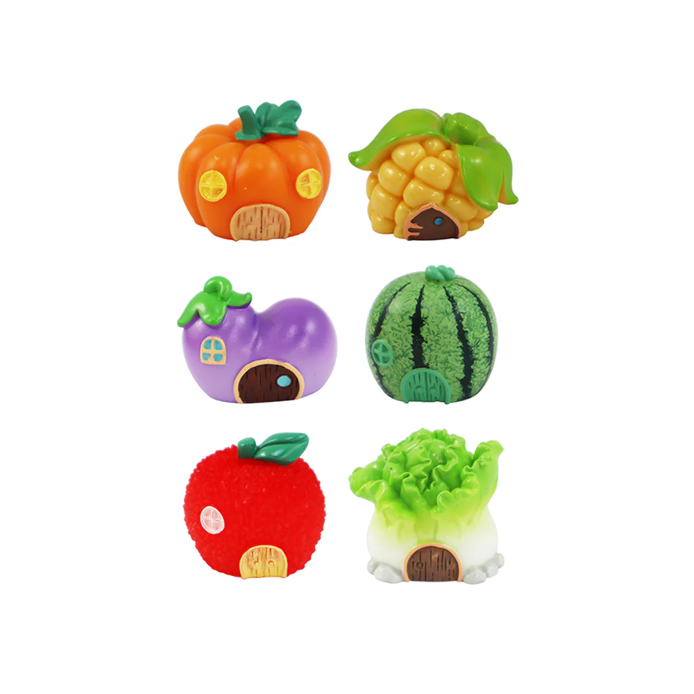 Craft Mini Resin Vege House Assorted
