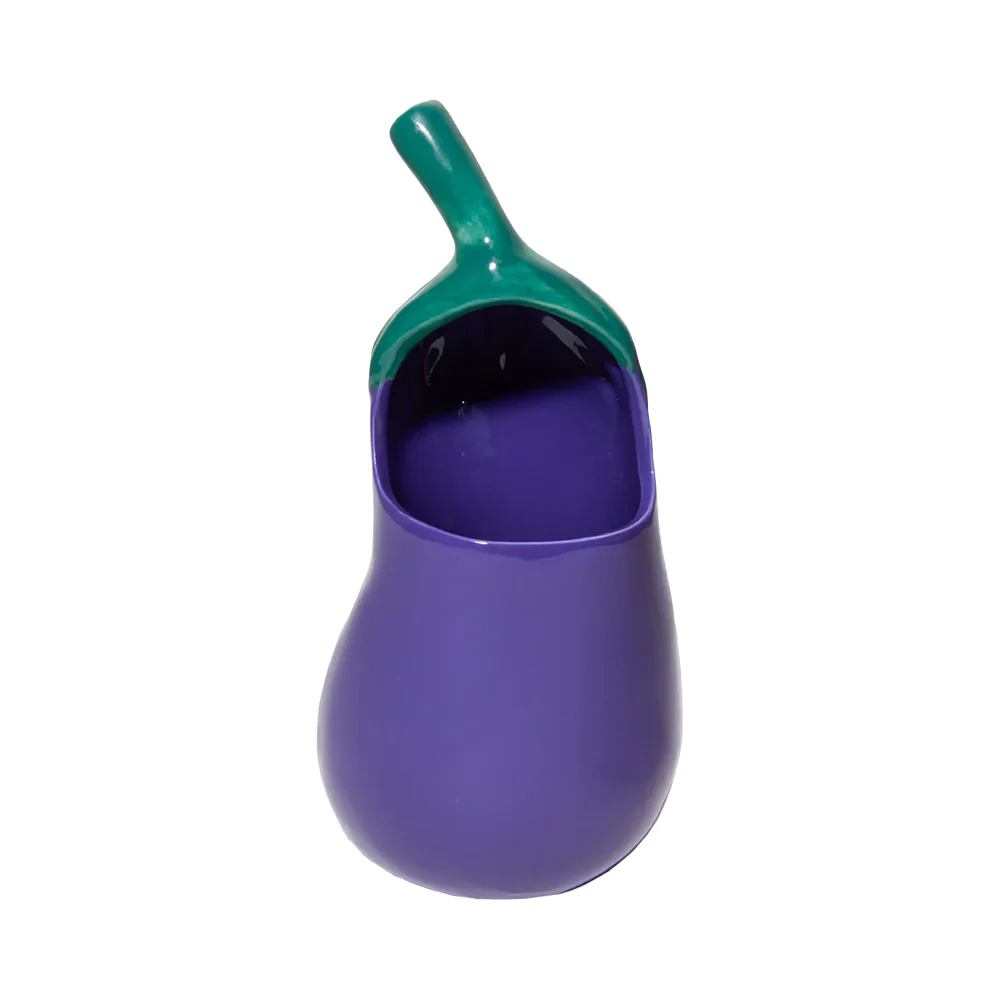 Doiy Farmers Market Ceramic Utensil Pot Eggplant - Image 6