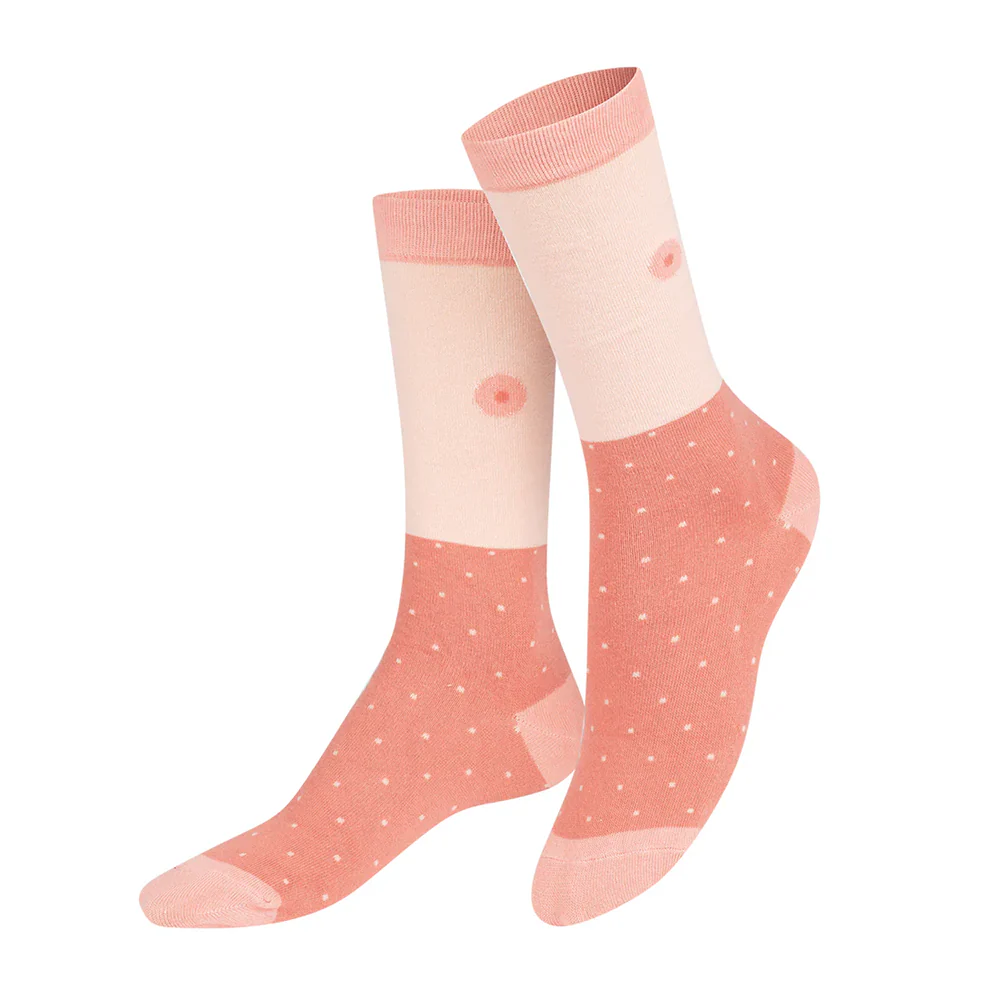 Eat My Socks Socks Free The Nipple White - Image 4