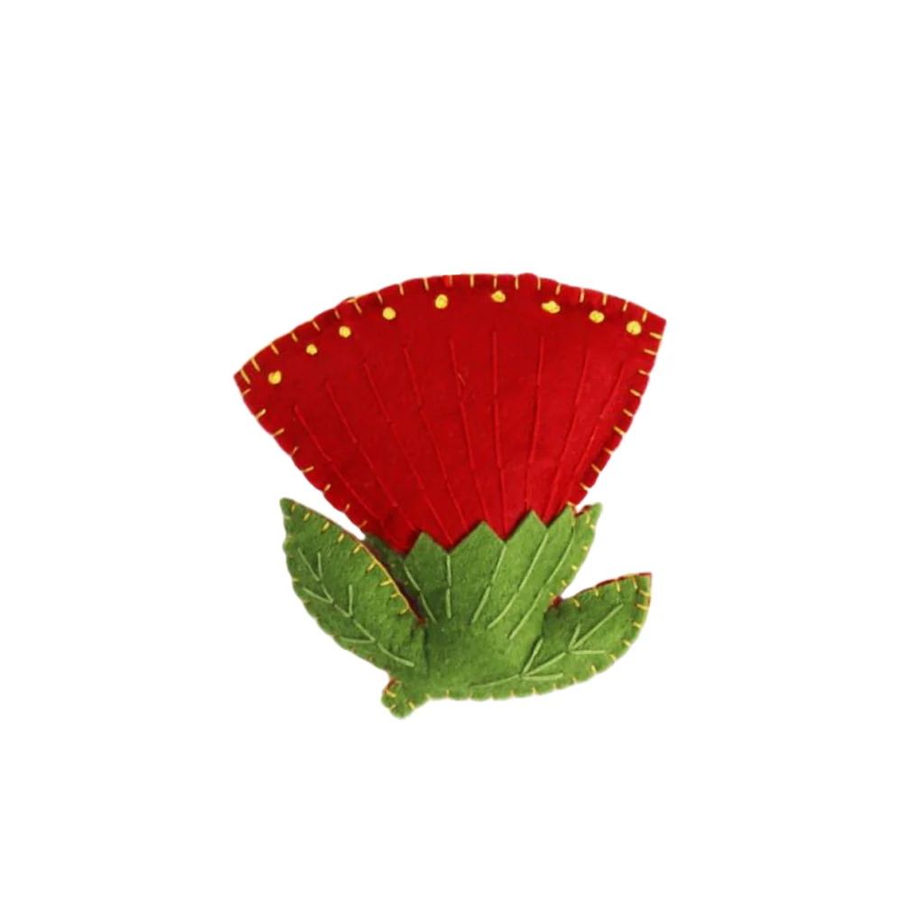 Felt Pōhutukawa Hanging Decoration - Image 2
