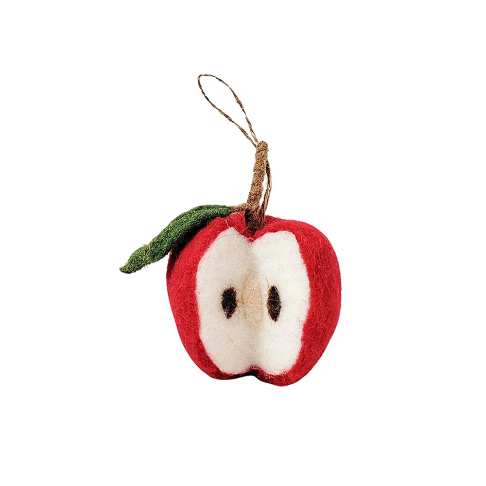 Felt Christmas Decoration Apple Assorted - Image 2