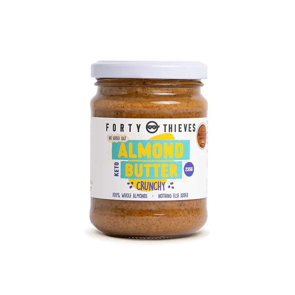 Forty Thieves Almond Butter Crunchy 235g