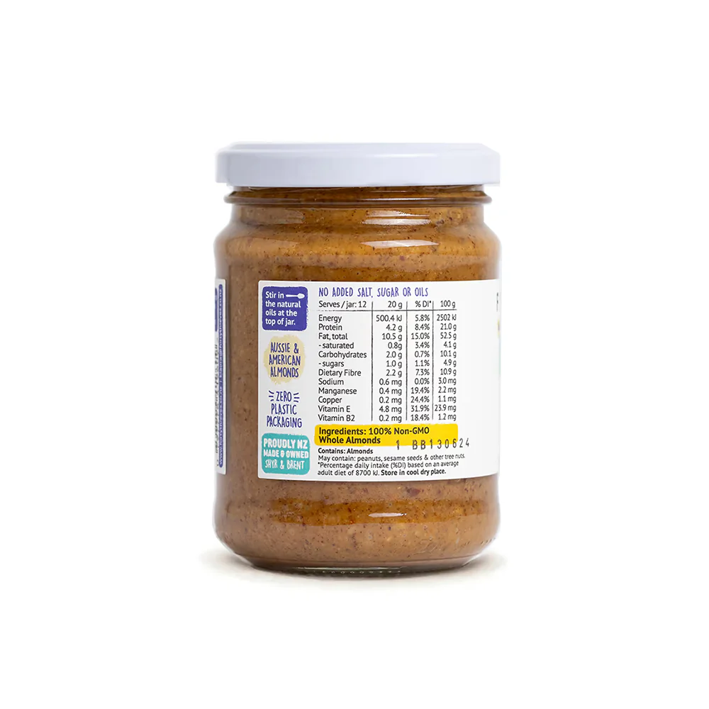 Forty Thieves Almond Butter Crunchy 235g - Image 2