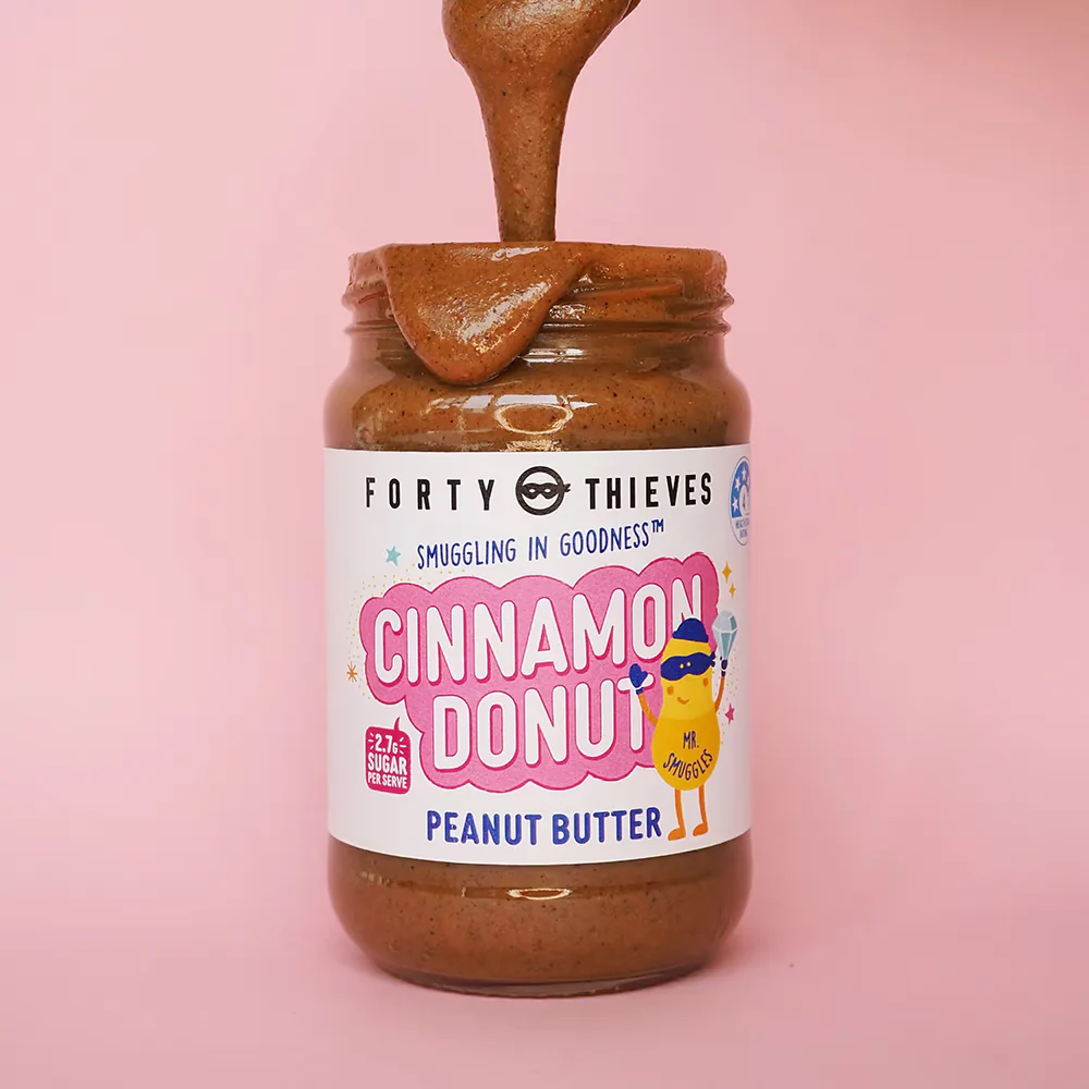 Forty Thieves Peanut Butter Cinnamon Donut 290g - Image 2