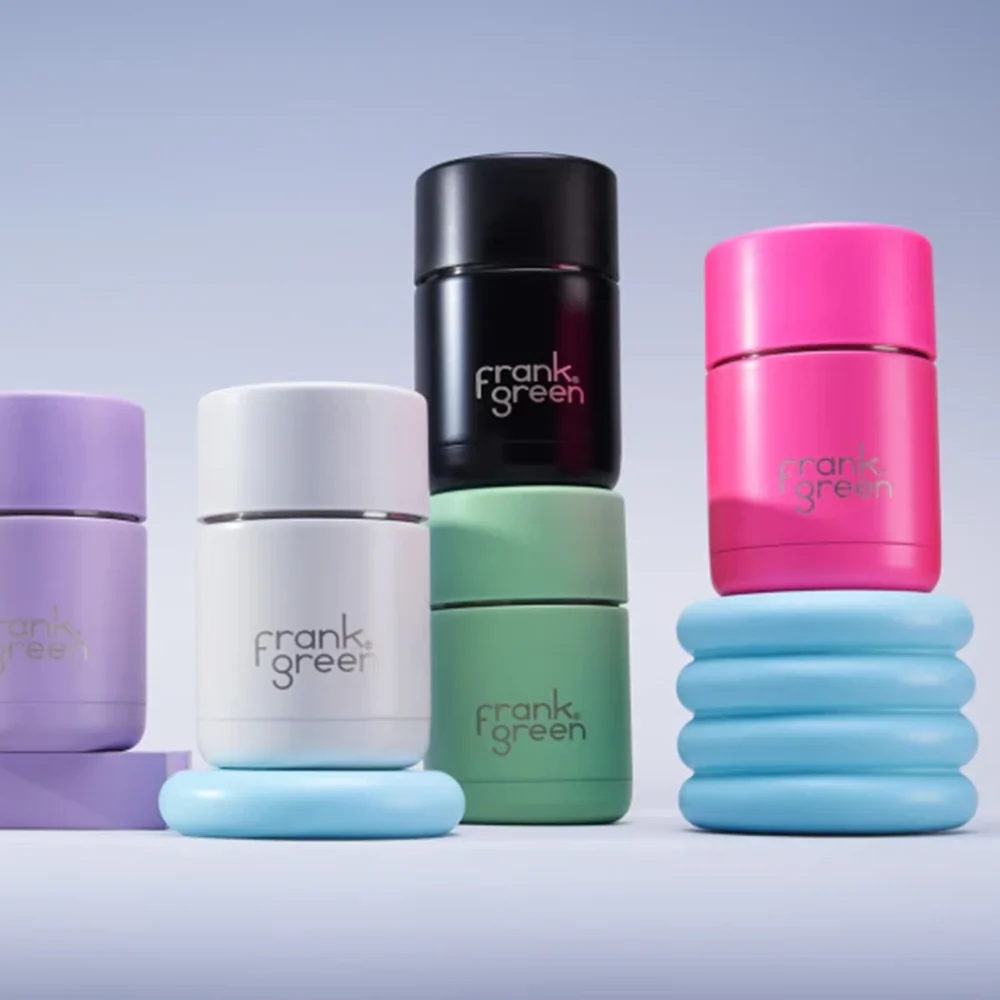 Frank Green Ceramic Reusable Cup 12oz Bubblegum Blast - Image 2