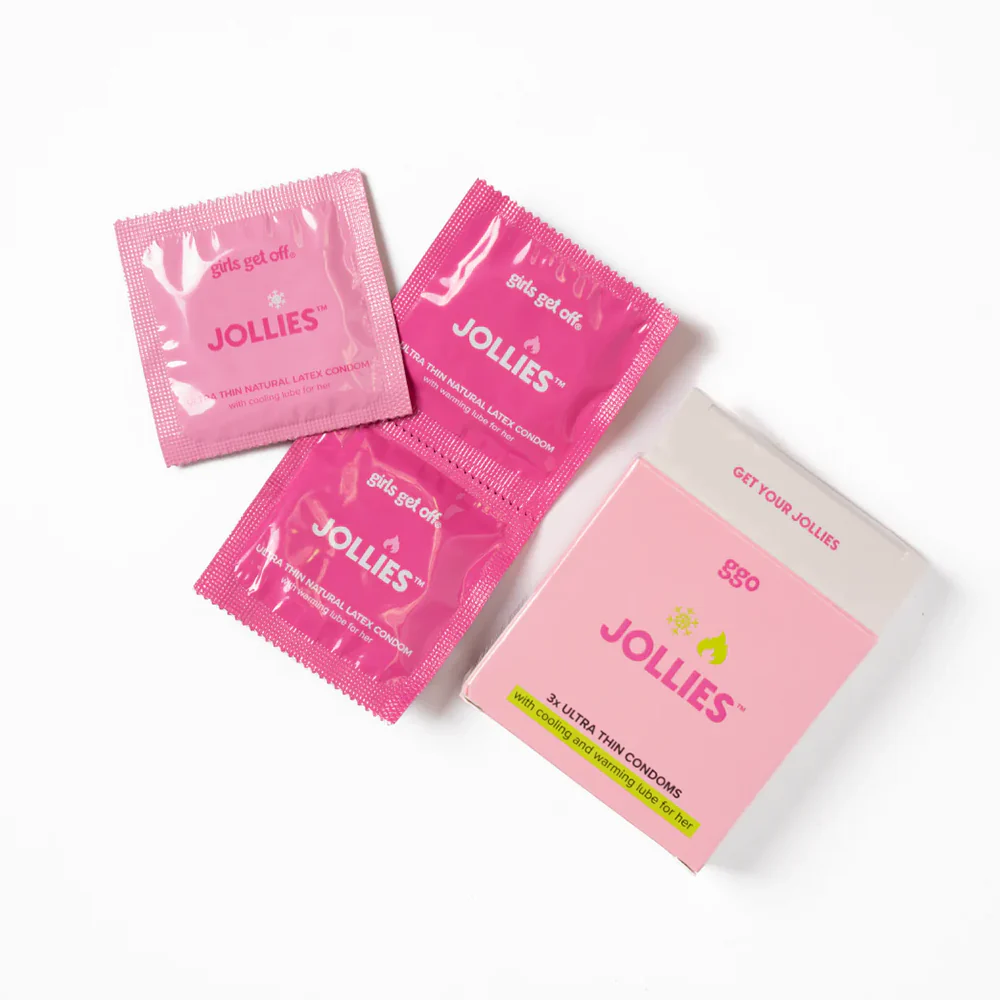 Girls Get Off Jollies Pack of 3 Condoms - Image 2