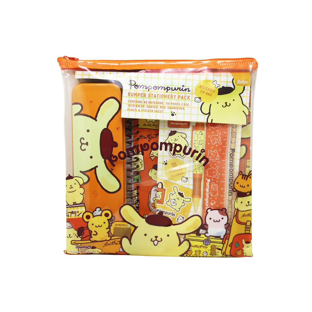 Hello Kitty & Friends Bumper Stationery Set Pompompurin - Image 3