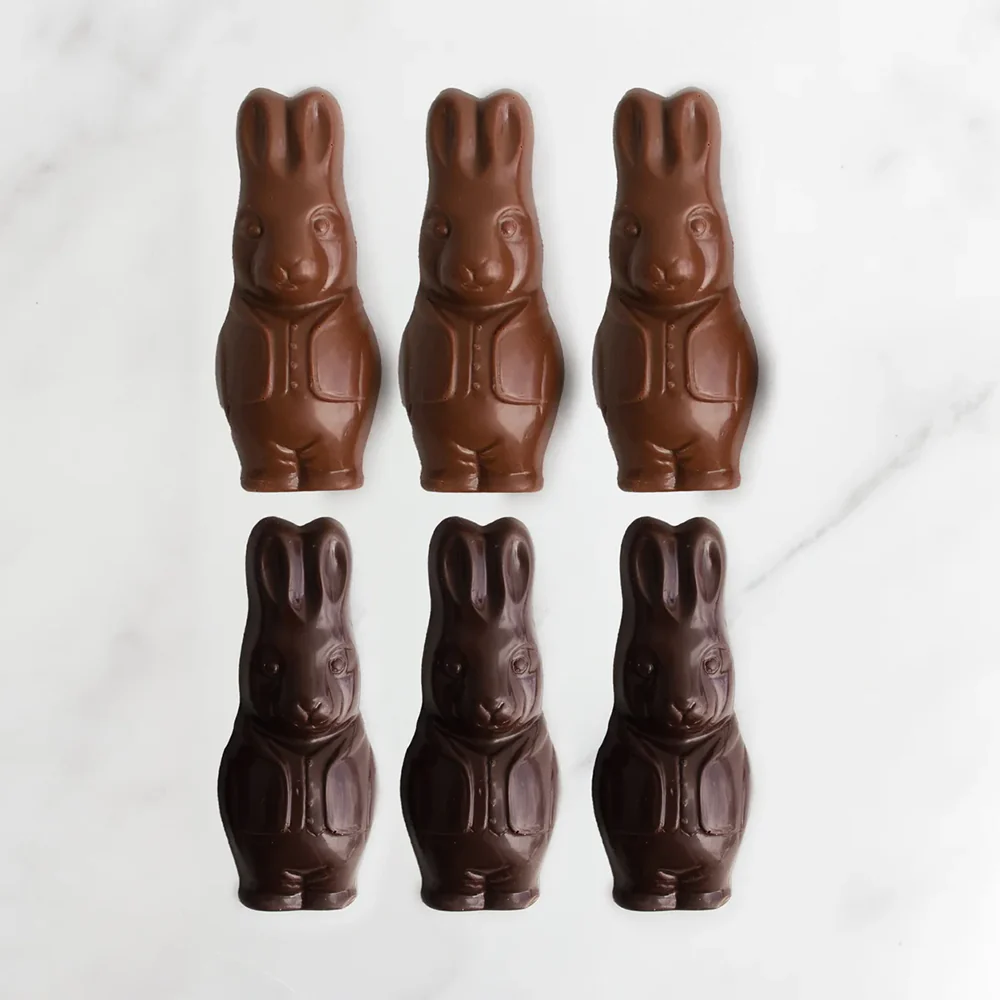 House of Chocolate Easter Bunnies in Box - Image 3