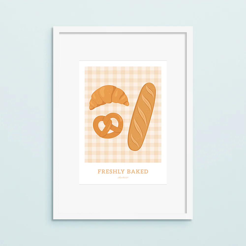 Iko Iko A4 Art Print Freshly Baked - Image 2