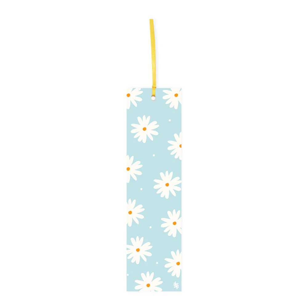 Iko Iko Double Sided Bookmark Daisies Blue/Mint