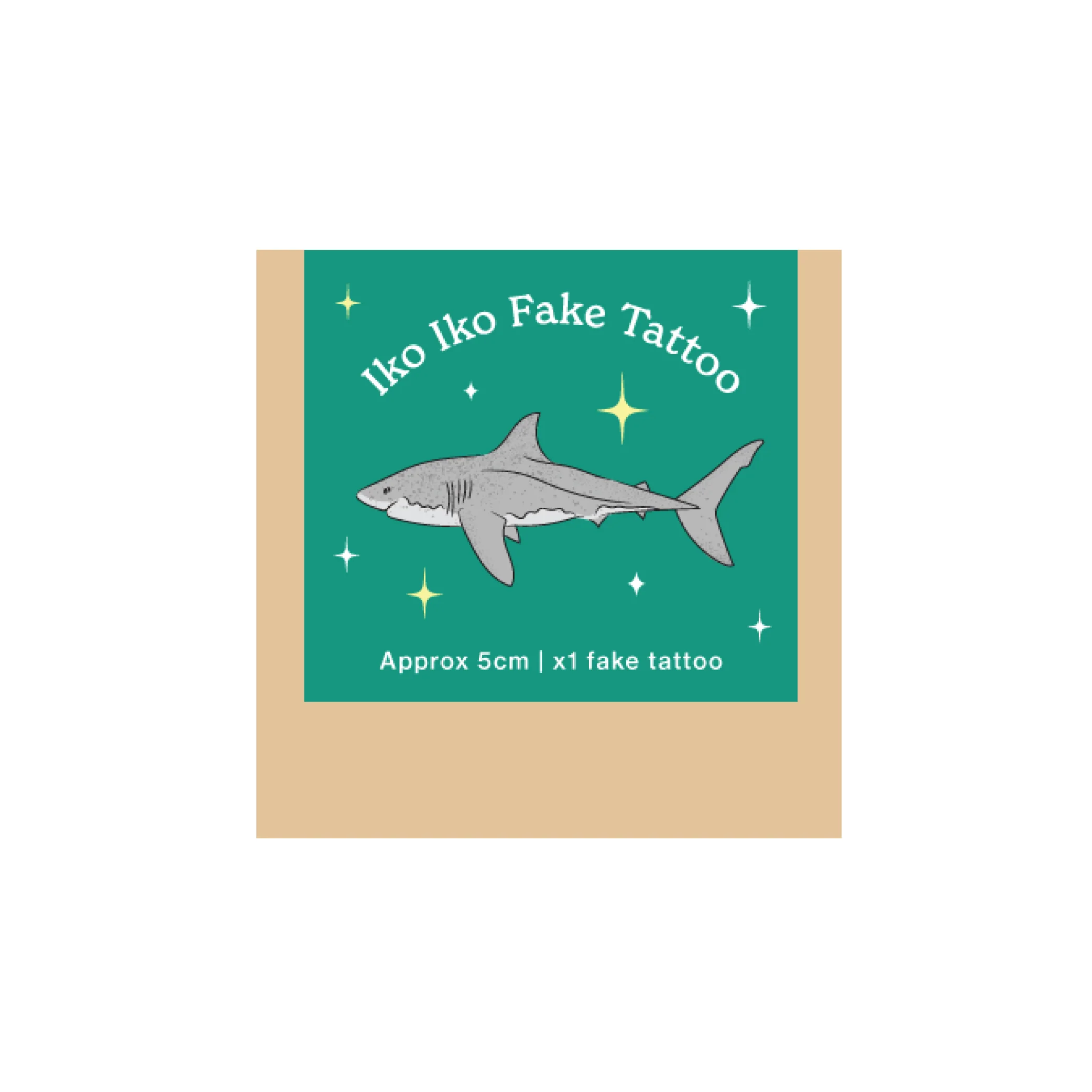 Iko Iko Fake Tattoo Shark