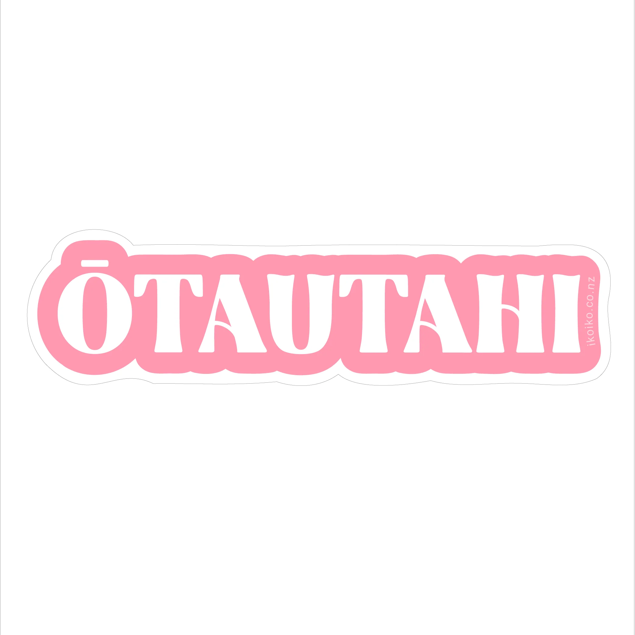 Iko Iko Fun Size Sticker Ōtautahi