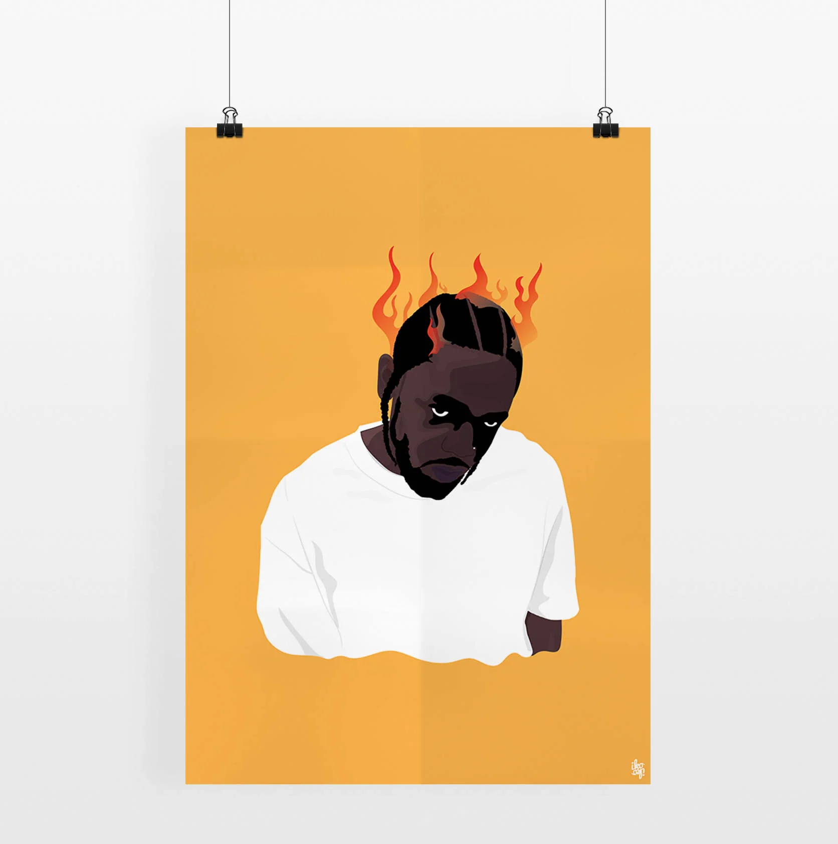Iko Iko A2 Pop Culture Poster Flames - Image 2