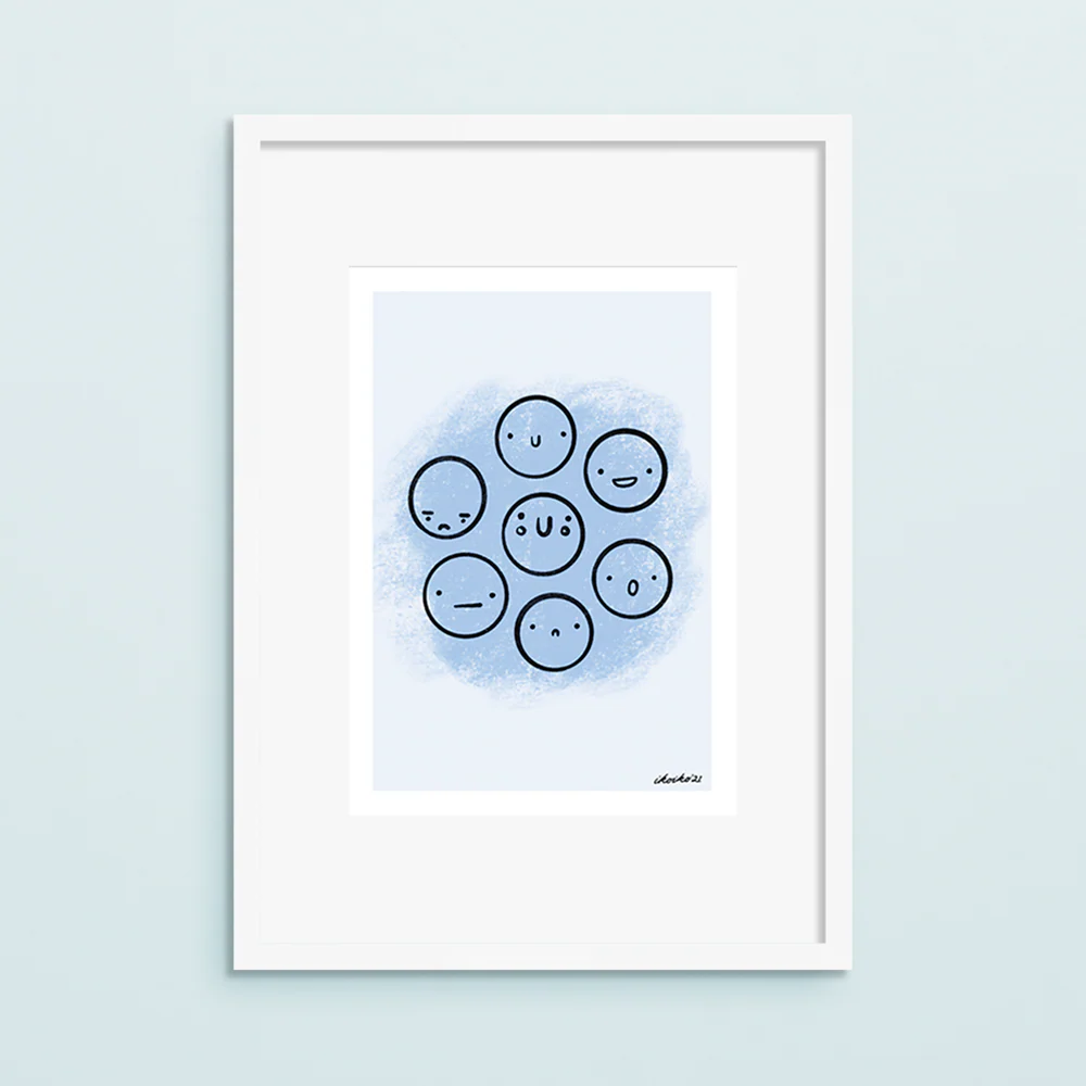 Iko Iko A4 Art Print Emotions - Image 2