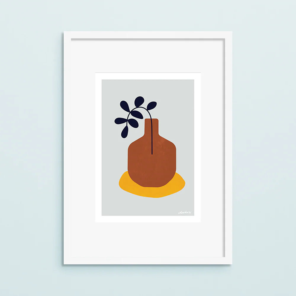 Iko Iko A4 Art Print Talula Vase - Image 2